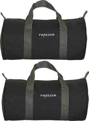 Frazzer Sports Travel Duffel Bag(Black)