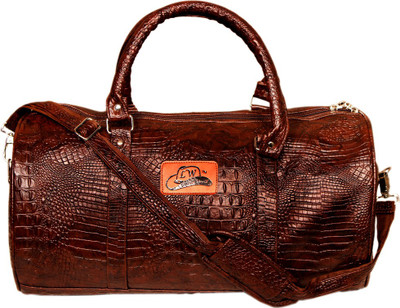 

Leatherworld Luggage Travel Duffel Bag(Brown)