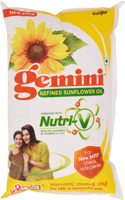 

Gemini Refined Sunflower Oil 1 L