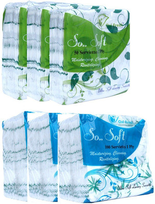 

Oxi Fresh Napkin Party Pack(Pack of 450)