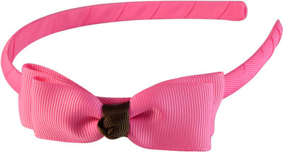 

Sarah Sarah Light Pink with Pink Double Bow Headband for Girls Hair Band(Pink)