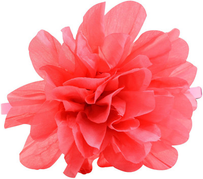 

Sarah Sarah Rose Pink Aliceband with Soft Fabric Flower for girls Hair Band(Pink)