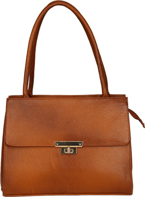 

Leather Giant Shoulder Bag(Brown)