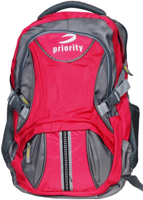 

Priority 15.6 inch Laptop Backpack(Multicolor), Red