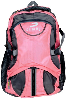 

Priority 15.6 inch Laptop Backpack(Multicolor), Baby pink