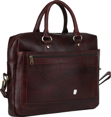 

Bharat Leather Emporium 16 inch Expandable Laptop Messenger Bag(Brown)