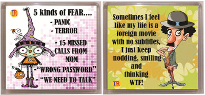 Thoughtroad I FEEL LIKE Fridge Magnet Pack of 2