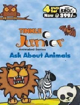 

Ask About Animals - 4 DVD Pack(DVD English)