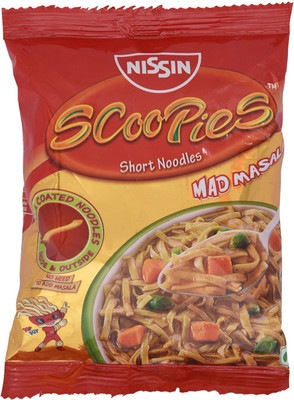 

Nissin Scoopies Mad Masala Instant Noodles 70 g(Vegetarian)