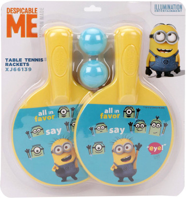 

Despicable Me Minion Table Tennis Racket Set(Yellow, Blue), Blue;yellow