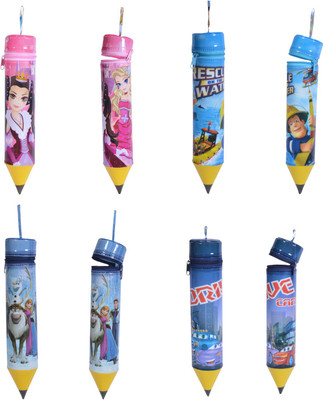 

SN toy zone Cartoon no Art Plastic Pencil Boxes(Set of 6, Multicolor)