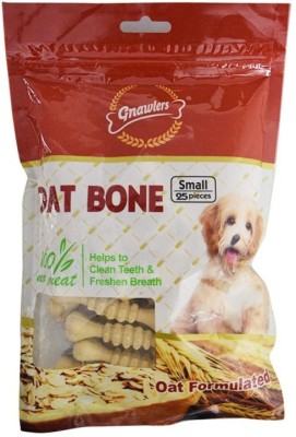 Gnawlers Small Oat Bone 25 pcs Oats Dog Treat(225 g)