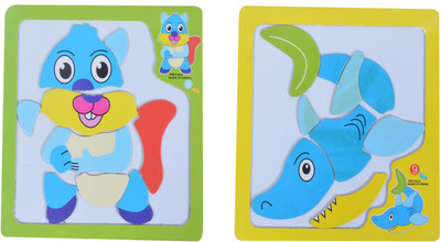 

SN toy zone Kids Magnetic Wooden Puzzle(Pack of 2)(2 Pieces)