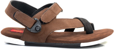 Stylish Step Men Brown Sandals