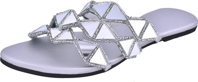 

Praags Women Silver Flats