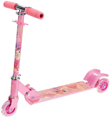 

Italish New Arrival Three Wheels Balancing Height Adjustable Foldable sport Scooter(Pink)