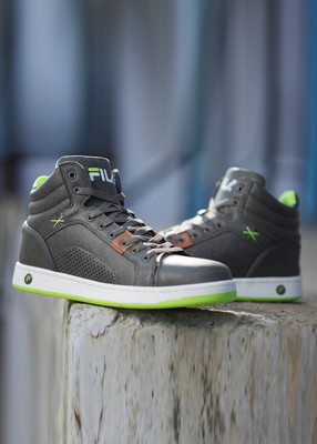 

Fila TIMOTHY Mid Ankle Sneakers For Men(Grey, White, Dk gry/lim