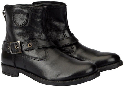 

FAUSTO High Ankle Boots For Men(Black