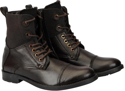 

FAUSTO High Ankle Boots For Men(Brown