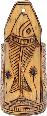 

HandiKart PEN STAND Decorative Showpiece - 17.78 cm(Bamboo, Yellow)