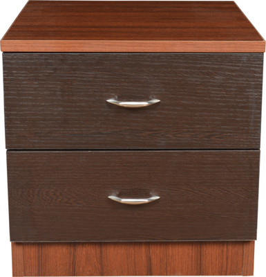 

Crystal Furnitech Regent Engineered Wood Bedside Table(Finish Color - Burma Teak + wenge)