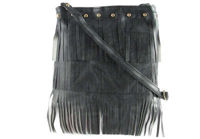 

MTE Girls Casual Black Leatherette Sling Bag