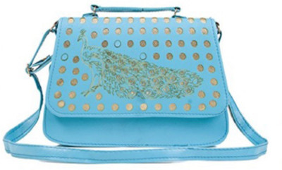 

feel sixteen Girls Casual Blue PU Sling Bag