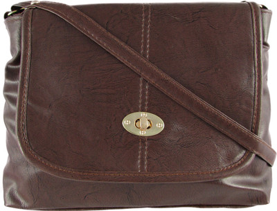 

MTE Girls Casual Maroon Leatherette Sling Bag