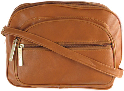 

MTE Girls Casual Beige Leatherette Sling Bag