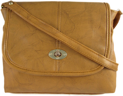 

MTE Girls Casual Beige Leatherette Sling Bag