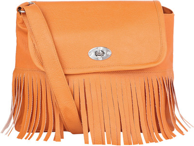 

Seadolphin Women Casual Tan PU Sling Bag