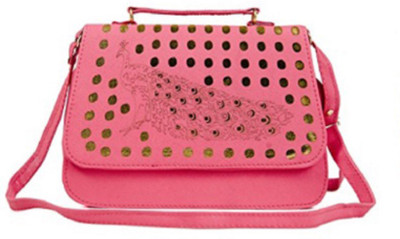 

feel sixteen Girls Casual Pink PU Sling Bag
