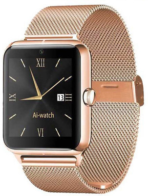 

MOBILE LINK d.Z50_GOLDEN-116 Notifier golden Smartwatch(Gold Strap Regular)