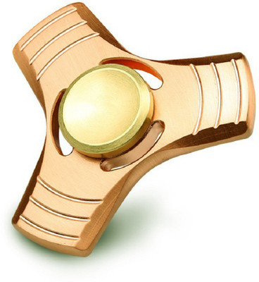 STA Fidget Full Metal Hand Spinner Anti Anxiety Toy Stress reducer (Gold)(Gold)