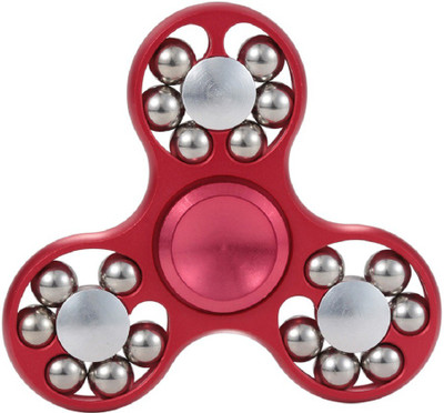 

Montez 18 Ball Metal Red Fidget Spinner Toy(Multicolor)