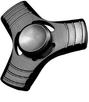 

STA Fidget Full Metal Hand Spinner Anti Anxiety Toy Stress reducer (Black)(Black)