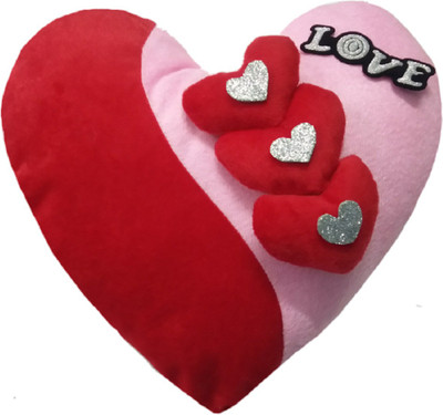 

Aparshi Special Love expression designer heart stuffed soft toy - 50 cm(Multicolor)