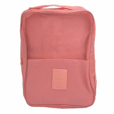 ShopAis Designer Shoe Pouch Travel Toiletry Kit(Pink)