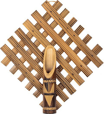 

HANDIKART Bamboo Vase(13 inch, Beige)