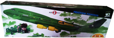 

kidoz kingdom TOY ZON BEN 10 PLANE FRICTION(GREEN BLACK)