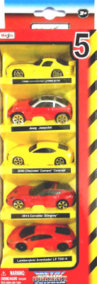 

MAISTO Metal Kruzerz Free Wheel Die Cast Cars Combo - 5 (Pack of 5 Cars)(Multicolor)