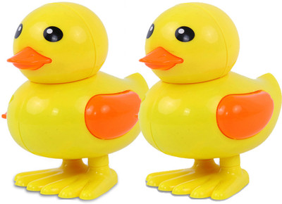 

Smiles Creation Cute and Little Jumping Duck Toy for Kids- Set of 2(Multicolor)