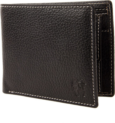 

Wild West Men Casual Black Genuine Leather Wallet(3 Card Slots)