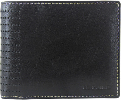 

La Roma Men Black Genuine Leather Wallet(8 Card Slots)