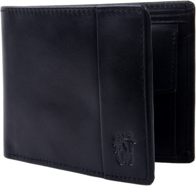 

Wild West Men Black Genuine Leather Wallet(6 Card Slots)