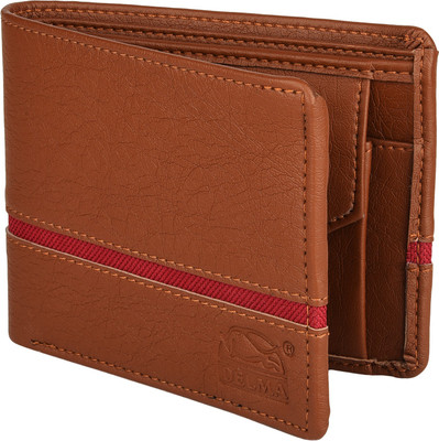 

delma Boys Casual Brown Artificial Leather Wallet(7 Card Slots), Tan