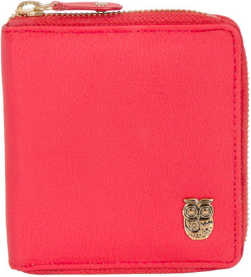 

Chumbak Women Red Fabric Wallet(8 Card Slots)