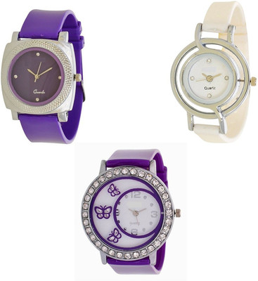 

Miss Perfect MultiColor Pu Collection Ladeis Girl Watch Watch - For Women