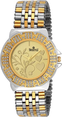 SWISSTYLE SS-LR108-GLD-GCH Watch  - For Women   Watches  (Swisstyle)