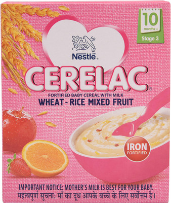 

Nestle Wheat - Rice Mixed Fruit (Stage 3) Cereal(300 g)